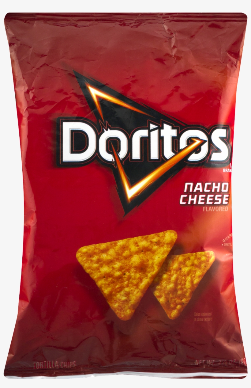 Doritos Nacho Cheese Chips • - Doritos Nacho Cheese Flavored Tortilla Chips 9.75 Ounce, transparent png #2841939