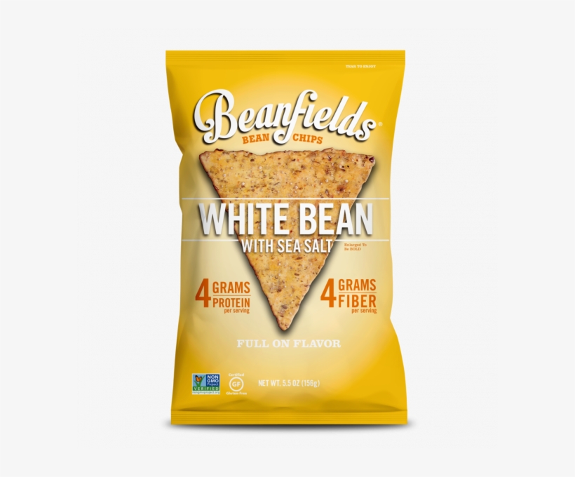 Beanfields White Bean Bean And Rice Chips - Beanfield Snacks, transparent png #2842099
