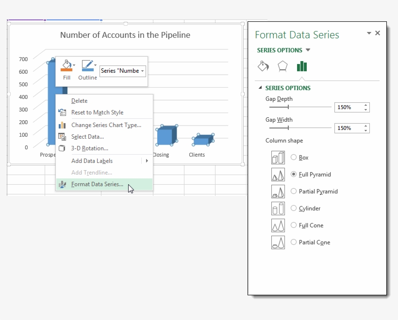 How To Create An Excel Funnel Chart - Funnel Excel Home Detail Checkout, transparent png #2842385