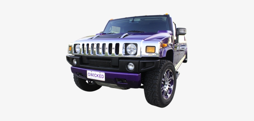 Hummer Limo Perth By Wicked Limos In The Vibrant Purple - Wicked Limousines, transparent png #2842576