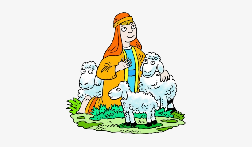 Christmas Shepherd&clipart - Clipart - Clipart - Lamb - Shepherd And Sheep Clip Art, transparent png #2842603