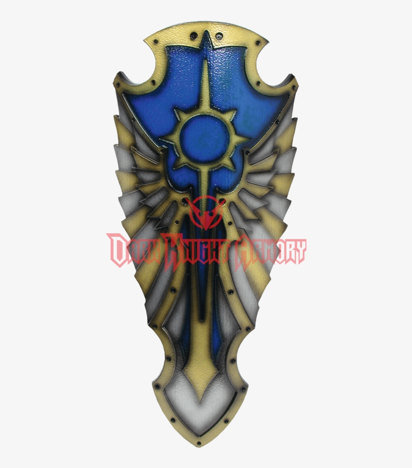Blue Medieval Hochpaladin Larp Shield - Shield, transparent png #2842765