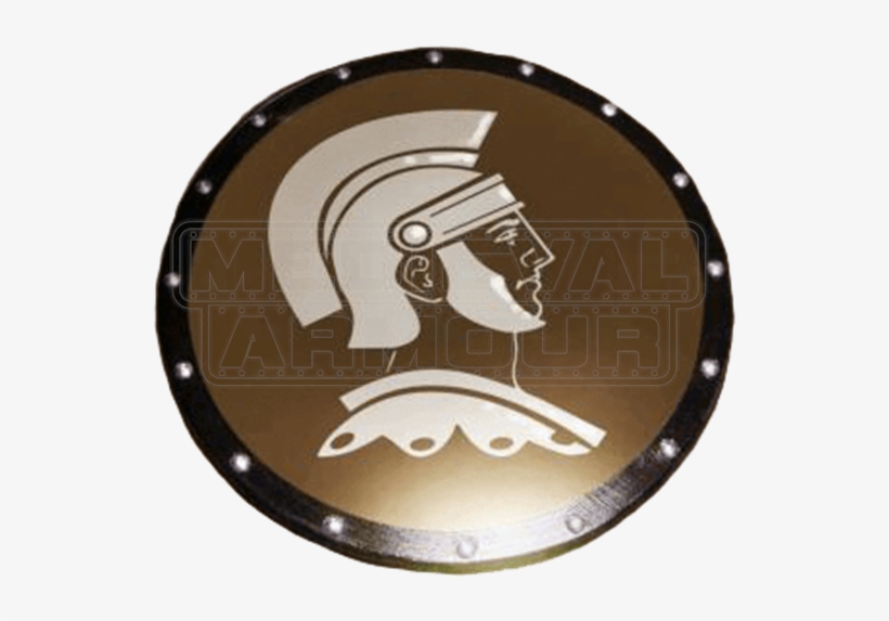 Wooden Spartan Hero Shield - Emblem, transparent png #2842768
