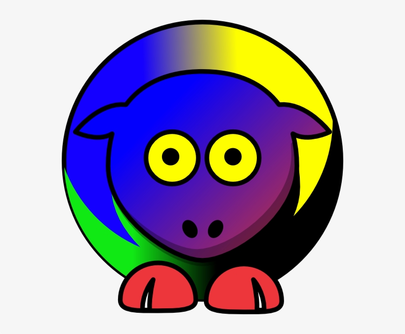 Jordan Blue Sheep Svg Clip Arts 570 X 596 Px, transparent png #2842795