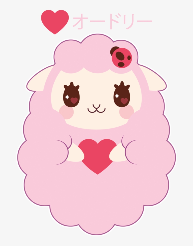 Sheep Clipart Pink Sheep - Cartoon, transparent png #2842864