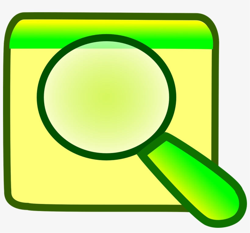 Folder Magnifying Glass Search Transparent Image - Icon, transparent png #2843504
