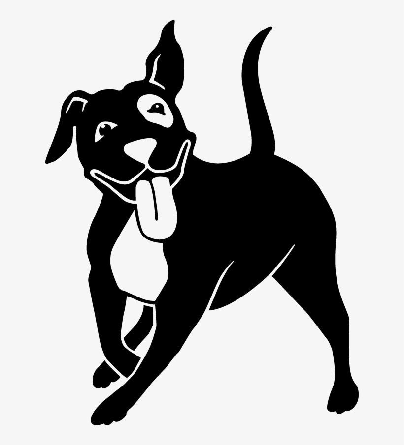 Dog Png Black And White, transparent png #2843559
