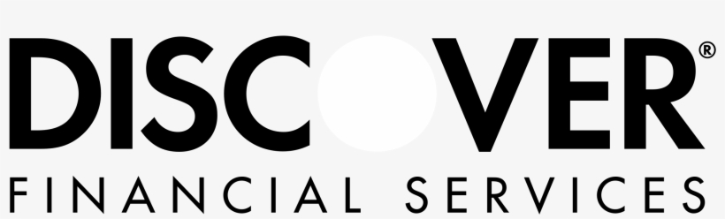 Discover Logo Black And White - Discover Financial Services, transparent png #2843801