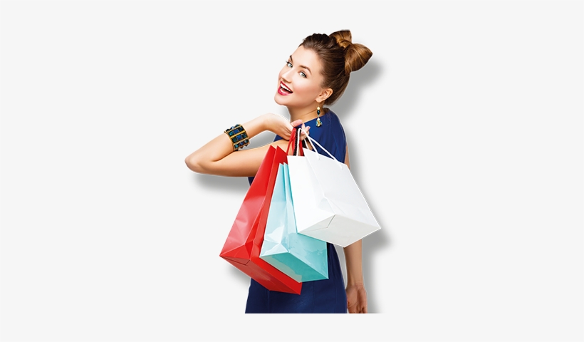 Fashion, Toys, Electrical Items And More - Girl With Shopping Bag Png, transparent png #2844044