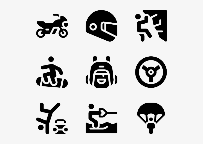 Extreme Sports - Taxi Icons, transparent png #2844203