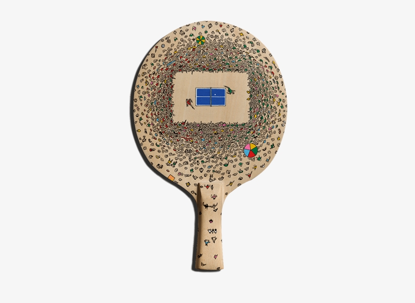 Tweet - Table Tennis Bat Design, transparent png #2844225