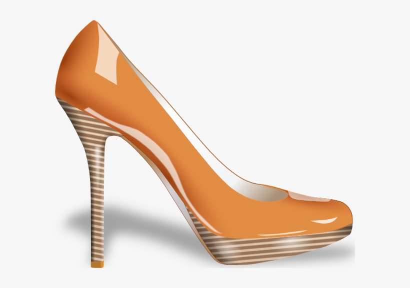 How To Set Use Shoe High Heel Clipart - Clip Art Of Smooth Objects, transparent png #2844652