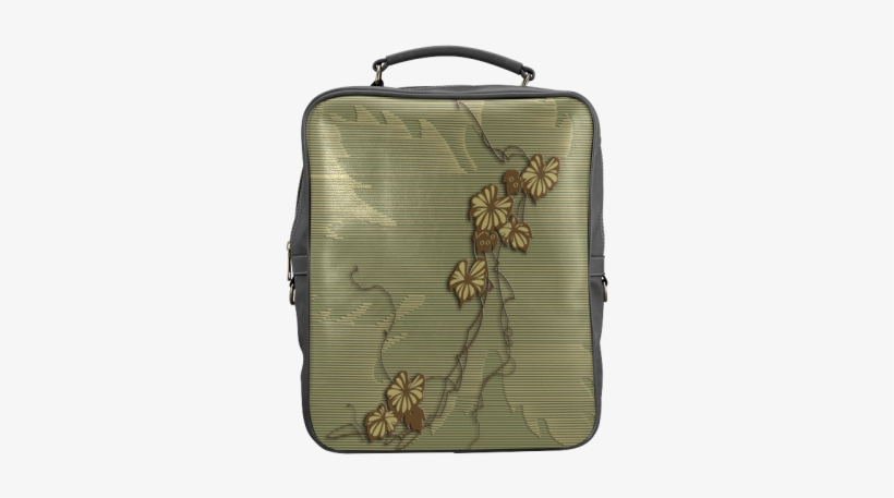Withering Brown Grape Vine On Striped Background Elegant - Backpack, transparent png #2844743