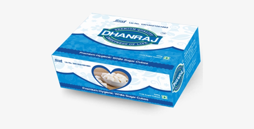Dhanraj White Sugar Cube - Sugar, transparent png #2845687