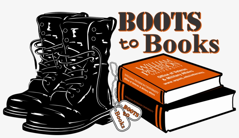 Wp Veterans Affairs Boots To Books H Art Ver 3 Crv - Illustration, transparent png #2846131