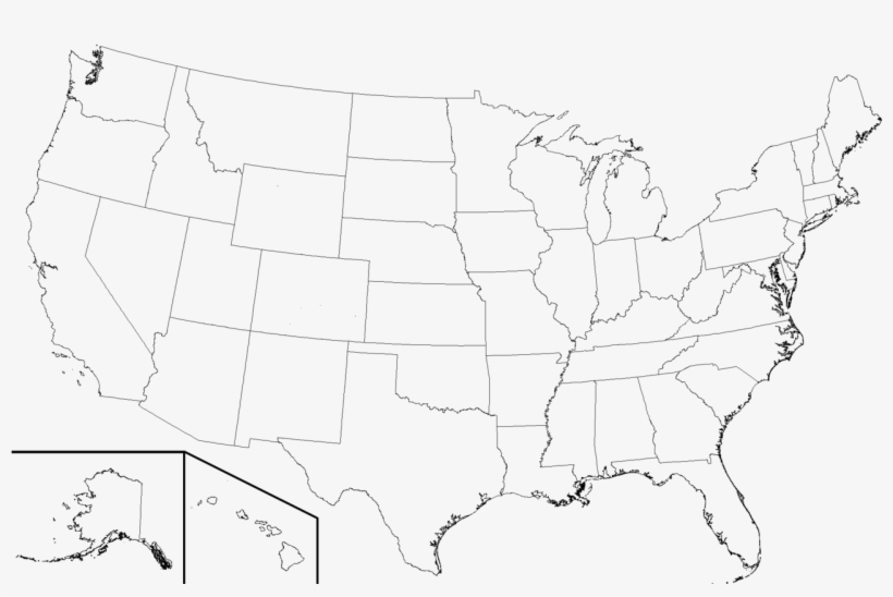 320 × 206 Pixels - High Resolution Blank United States Map, transparent png #2846513