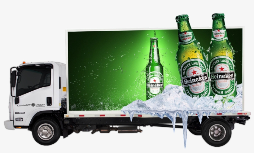 Mobile Billboard Truck Advertisement - Truck Media, transparent png #2846644
