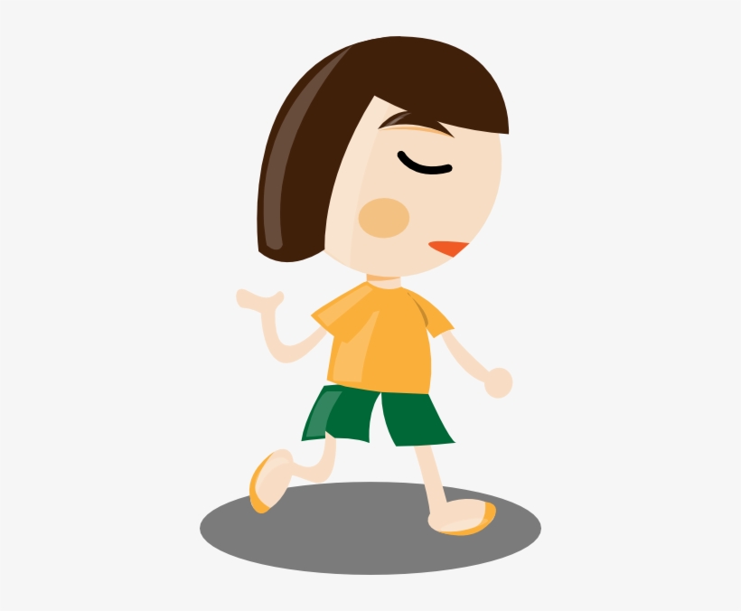 How To Set Use Dancing Girl Clipart - Girl Running Clip Art, transparent png #2846714