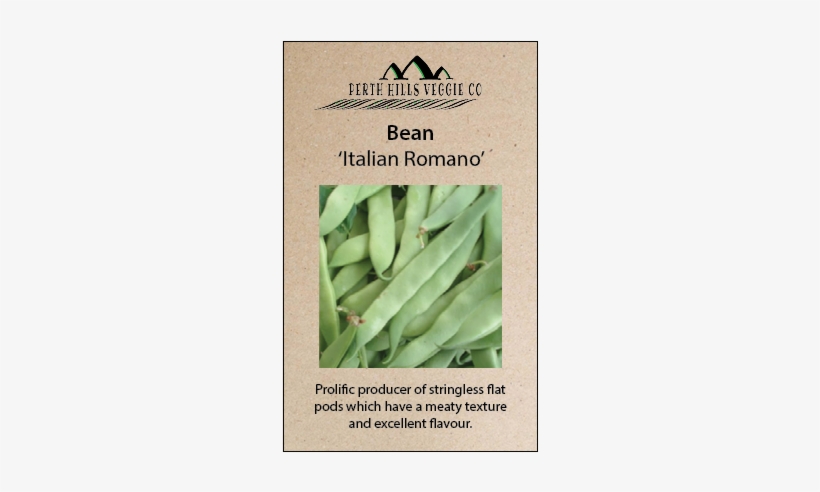 Bean 'italian Romano' - Perth Hills, transparent png #2847580