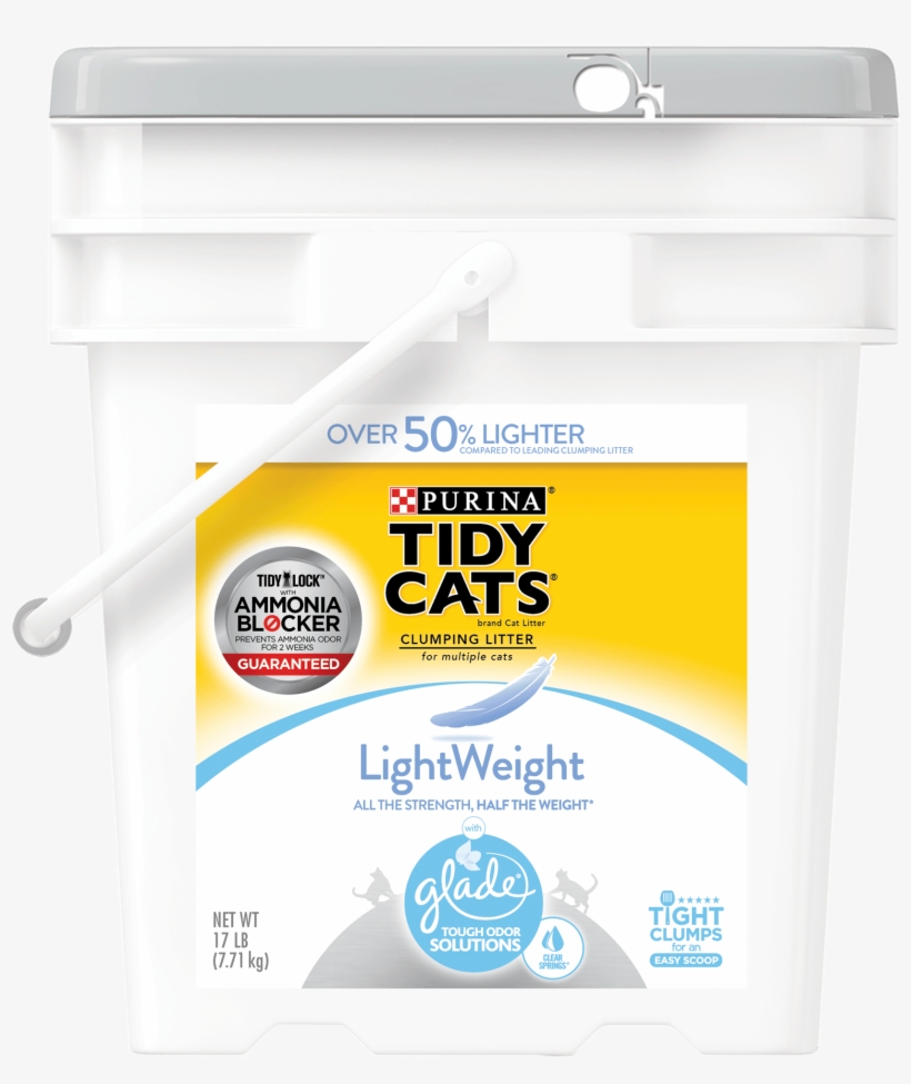 Purina Tidy Cats Lightweight Glade Tough Odor Solutions - Purina Tidy Cats Lightweight Clumping Cat Litter, transparent png #2847683