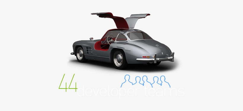 Merc2 - Mercedes-benz 300sl, transparent png #2847745