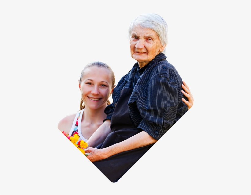 Smiling Caregiver And Elderly Woman - Star Home Health, transparent png #2847858