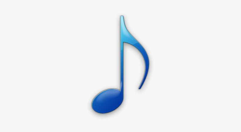 Musicnote - Blue Music Note Icon, transparent png #2848273