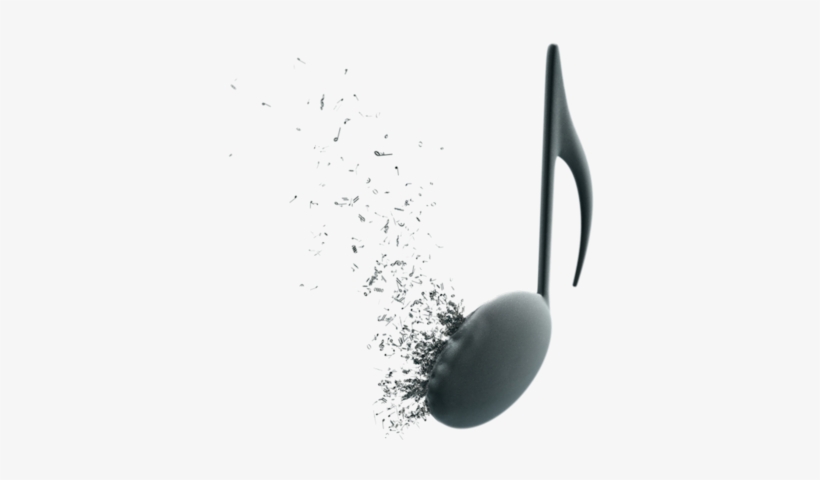 Exploding Music Note Psd95604 - Exploding Musical Note Png, transparent png #2848309
