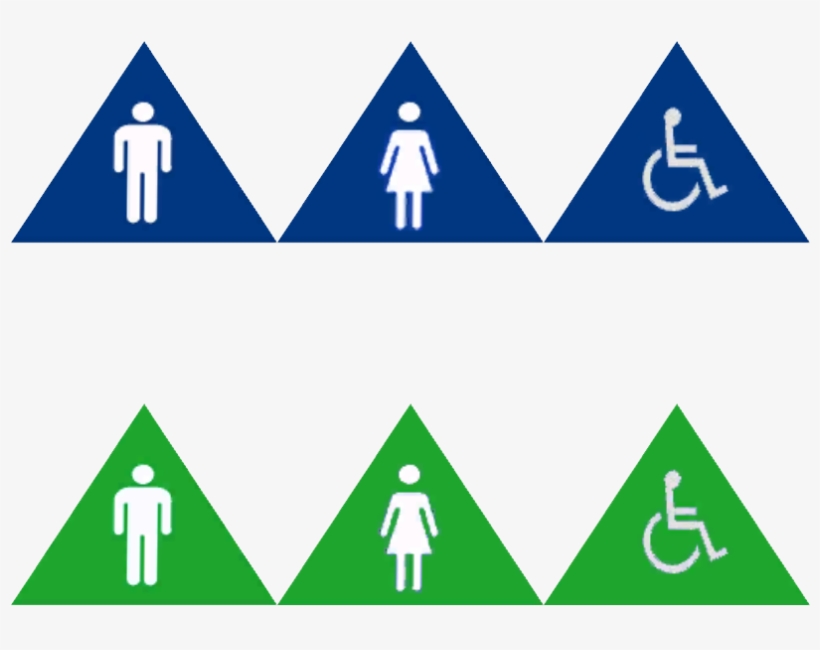 Restroom Signs - Restroom Sign, transparent png #2848376