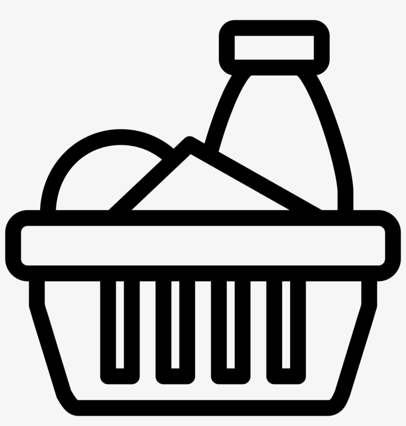 The Logo Displays A Shopping Basket One Would Use In - Ingredients Icon Png, transparent png #2849758