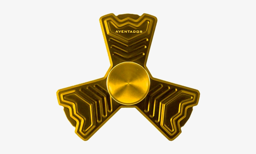 Gold Fidget Spinner Png Clipart - Gold Shiny Fidget Spinner, transparent png #2849851