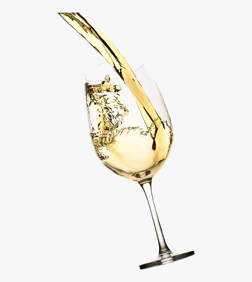 White Wine - Wine Glass, transparent png #2849899