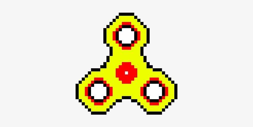 Fidget Spinner - Fidget Spinner Pixel Art, transparent png #2849900
