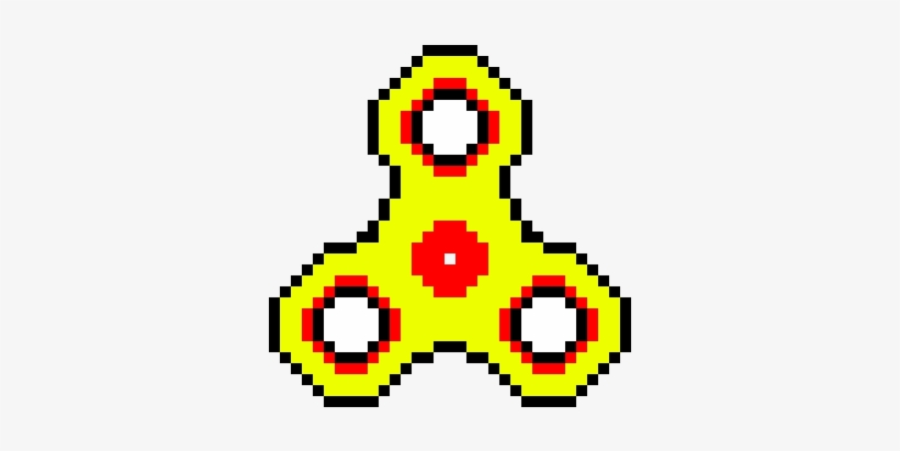 Fidget Spinner - Fidget Spinner Pixel Art, transparent png #2849900