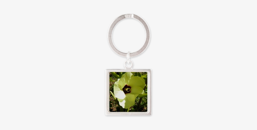 Okra Blossom Keychains - Okra Blossom Mugs, transparent png #2850053