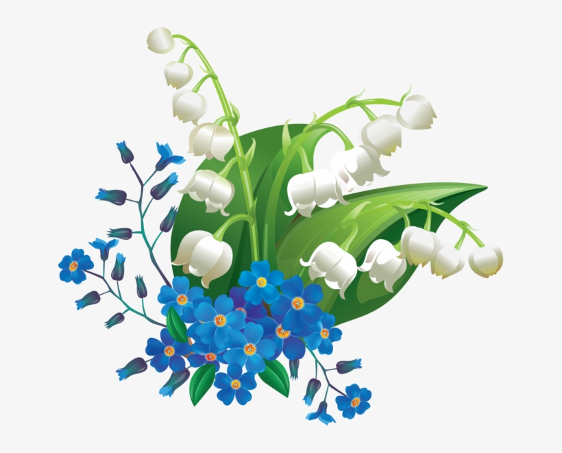 Forget Me Nots - Easter Cross, transparent png #2850360