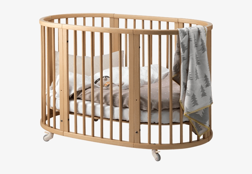 The Unique Oval Crib That Grows With Your Baby - Cuna Stokke, transparent png #2850895