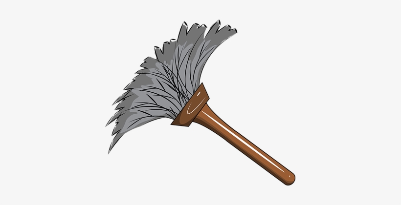 Duster, Feather, Clean, Housework - Feather Duster Clipart, transparent png #2850965