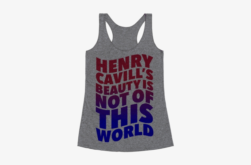 Henry Cavill's Beauty Is Not Of This World Racerback - Love Baby Onesie Don't Herd Me Racerback Tank Top Top:, transparent png #2851008