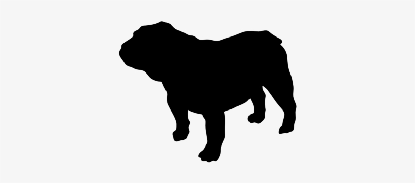 English Bulldog Silhouette Png, transparent png #2851071