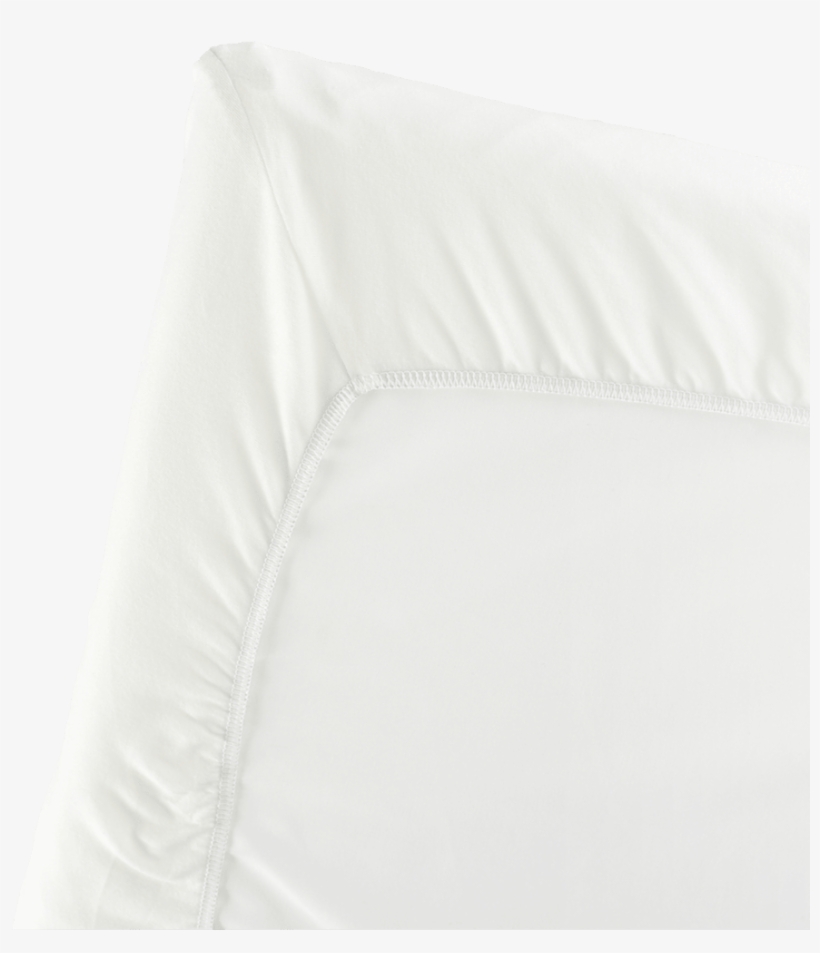 Fitted Sheet For Travel Cot - Baby Bjorn Fitted Sheet White, transparent png #2851210