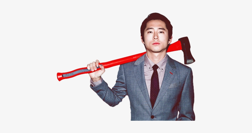 Does Glenn Get Killed In Season Six Of The Walking - Glenn The Walking Dead Png, transparent png #2851447