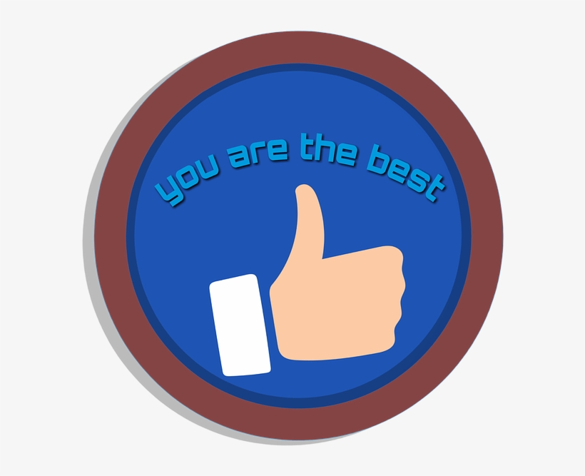 The Best, Motivation, Click, Clipart, Sticker, Like - Clip Art, transparent png #2851477