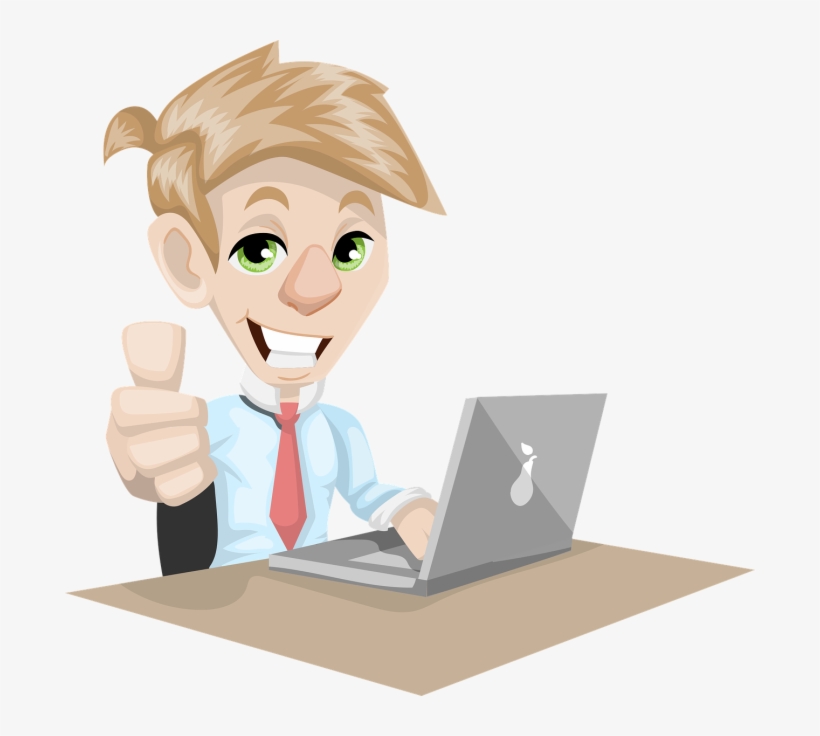 8 Ways Social Media Can Help You Reach More Patients - Working On Laptop Png, transparent png #2851634