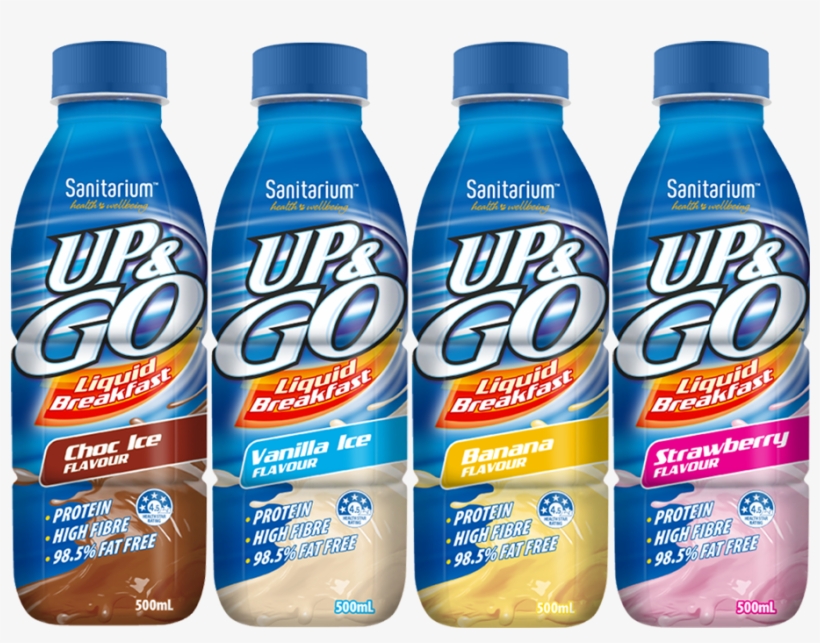 Up&go Bottle - Up & Go 500ml, transparent png #2852123