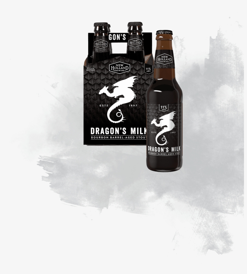 Dragon's Milk 4 Pack Bottles - New Holland Brewing Company, transparent png #2852152