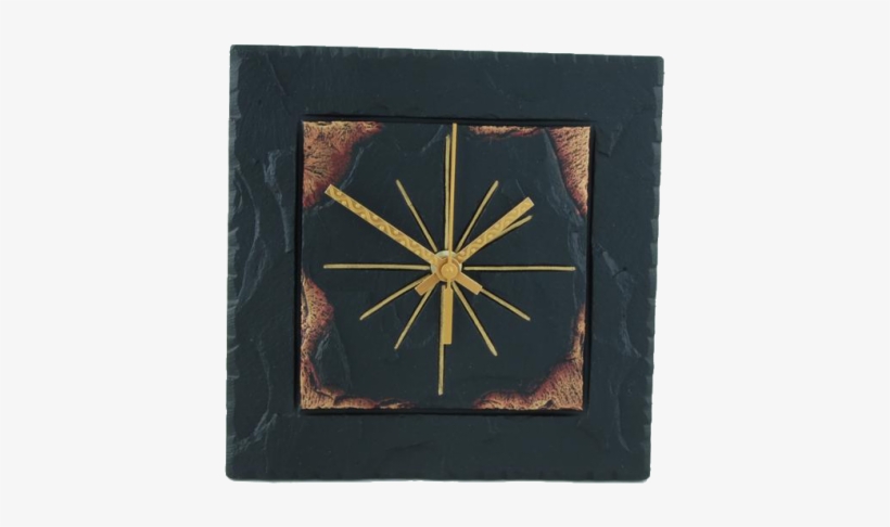 Square 7½" Clock Border Gold Edge - Gift, transparent png #2852178