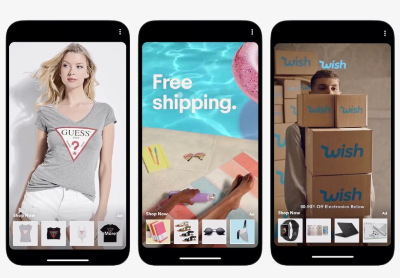 Shoppable Ads Snapchat - Snapchat, transparent png #2852430