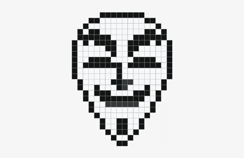Guy Fawkes - Pixel Art, transparent png #2852652
