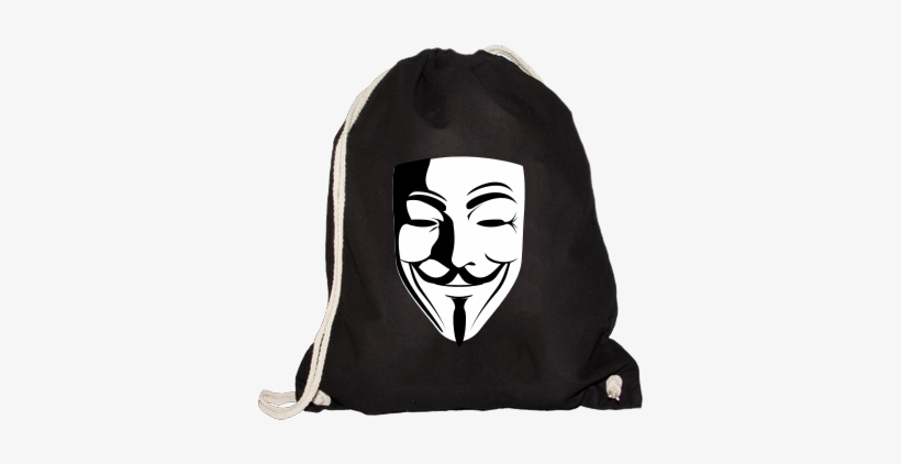 Guy Fawkes Gymsac Schwarz, transparent png #2852681